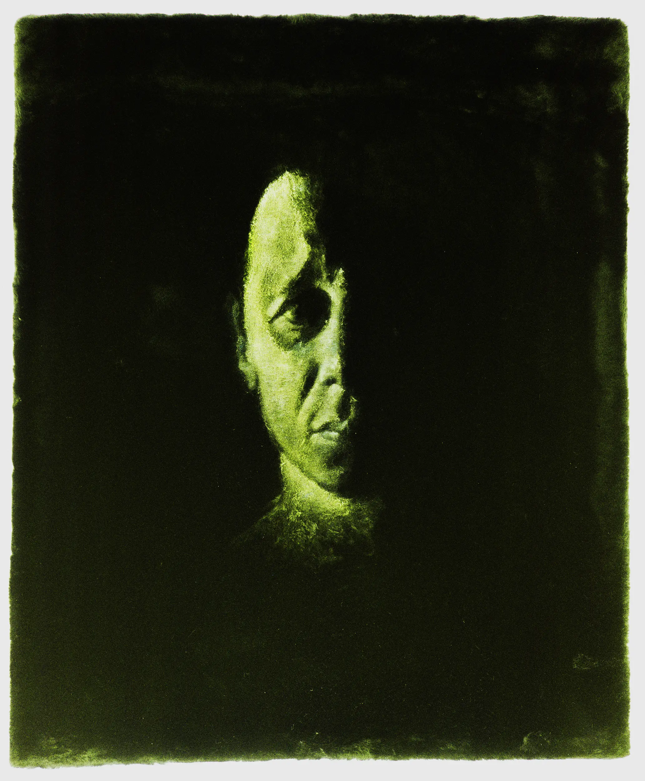 Portrait Steve 2004 - Nicholas Stedman - Portrait Steve, 2000s mixed media, Nicholas Stedman portraiture