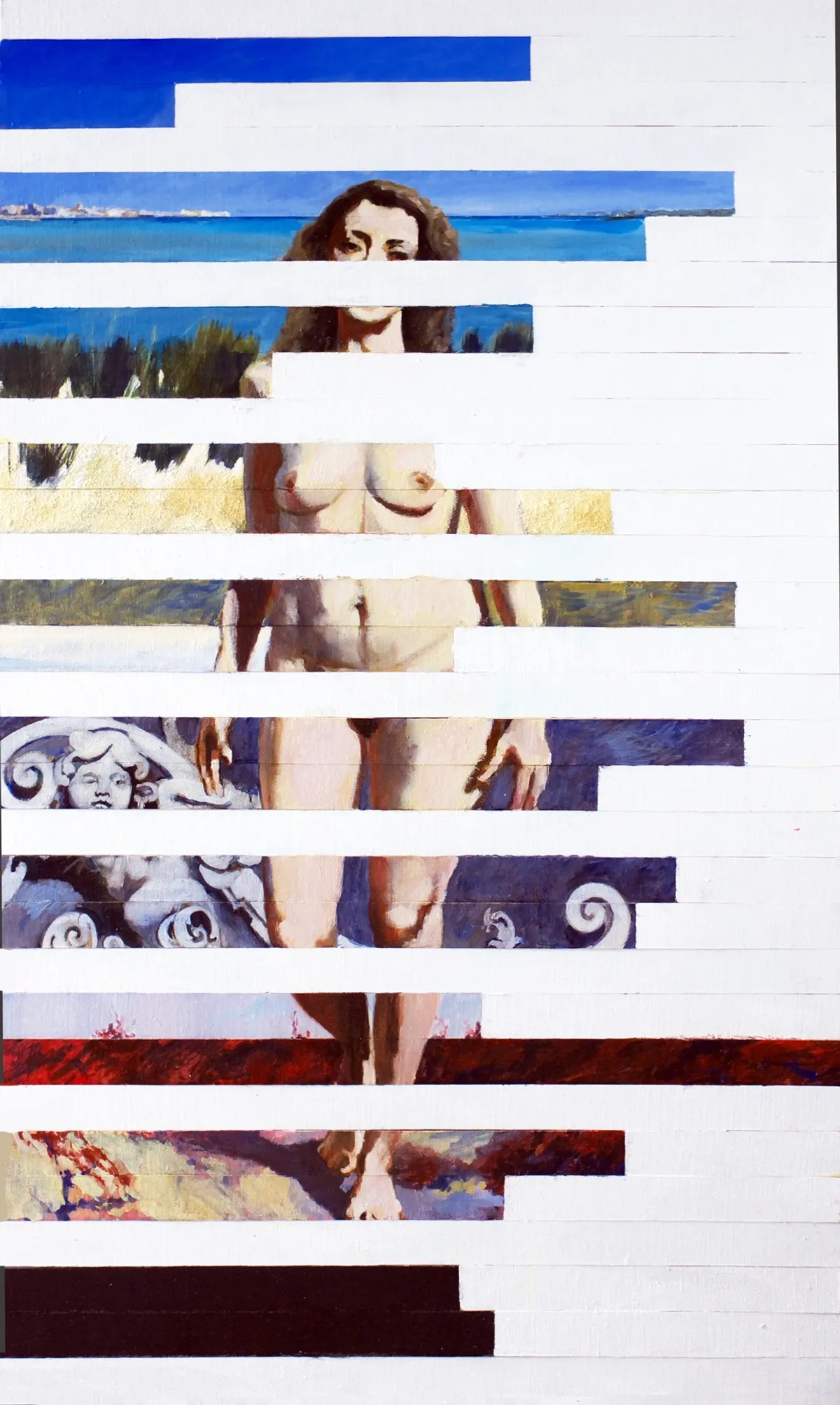 Female nude inspired by Sylvia Plath and Palazzo Biscari | Nicholas Stedman