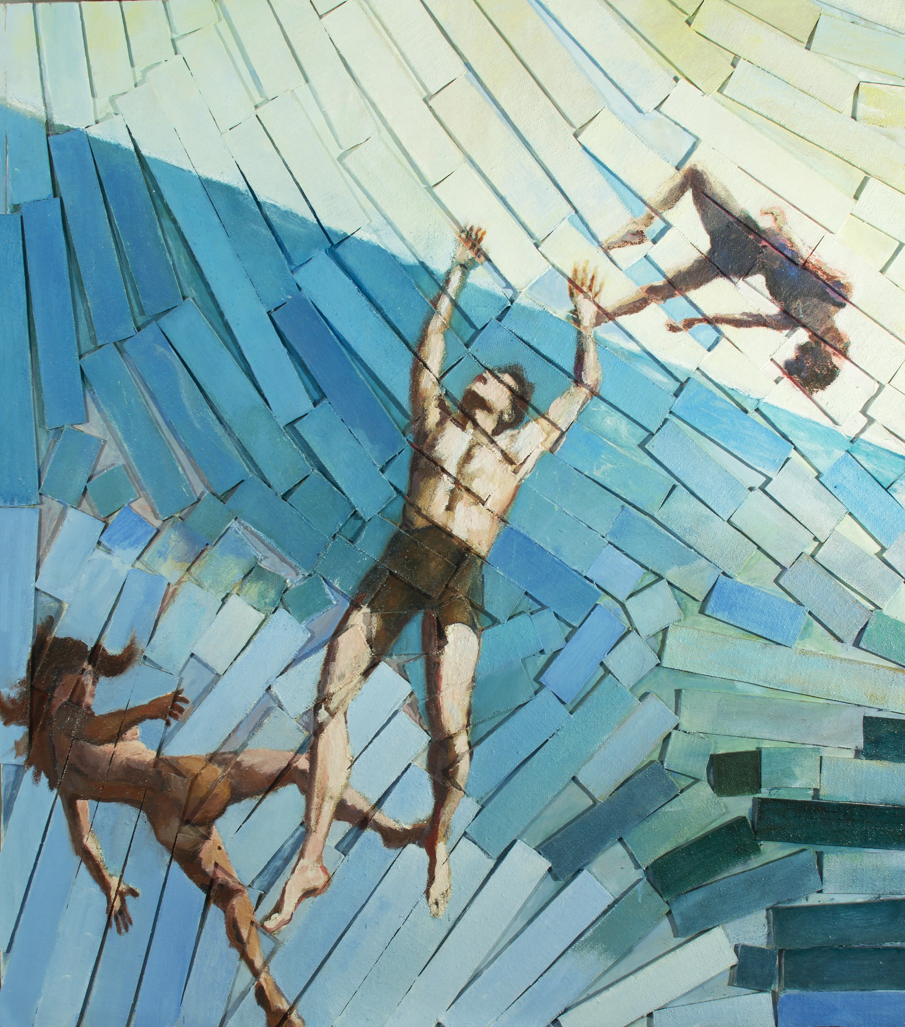 Somersault Painting - Fragmented Universe | Nicholas Stedman - undefined